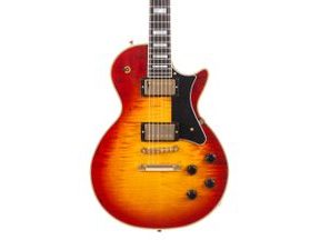 Heritage Custom Shop Core Collection H-157 Maple Top Electric Guitar, Dark Cherry Sunburst
