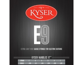Kyser EXTRA LIGHT E9 Nickel Wound .009-.042 struny na elektrickou kytaru