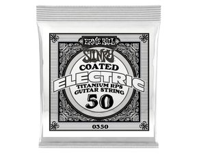 0350 Ernie Ball .050 COATED WOUND NICKEL - " potažená " jednotlivá struna na elektrickou kytaru - 1ks