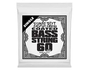 0660 Ernie Ball .060 Coated Nickel Wound Electric Bass String Single - "potažená" jednotlivá struna na basovou kytaru - 1ks