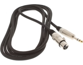 Bespeco XCMC300 - Symetrický mikrofonní kabel XLR / female / + Jack 3m
