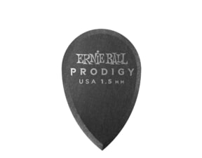 9330 Ernie Ball 1.5mm Black Teardrop Prodigy Picks 6-pack
