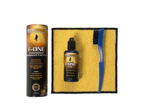 MusicNomad MN125 F-ONE Unfinished Fretboard Care Kit - Oil, Brush, Cloth - set nástrojů na čištění hmatníku a pražců