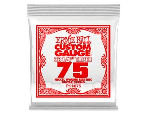 11075 Ernie Ball .075 WOUND CUSTOM TAPER - jednotlivá struna - 1ks