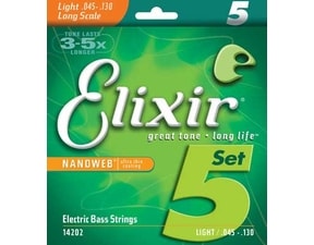 Elixir 12102 Nanoweb Electric Strings Medium 11 / 49 - struny na elektrickou kytaru