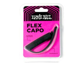 9645 Ernie Ball Flex Capo - Black - kapodastr na kytaru - 1ks