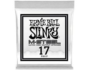 10117 Ernie Ball .017 - M-Steel Plain Electric Guitar Strings 6 Pack - jednotlivé struny na elektrickou kytaru - 6ks