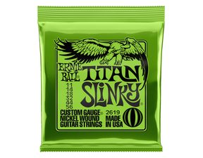 2619 Ernie Ball Titan Slinky Nickel Wound Electric Guitar Strings 11-56 Gauge - struny pro elektrickou kytaru - 1ks