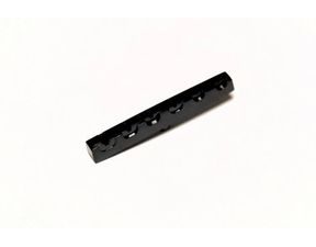 JE044W MusicMan Compensated Nut – SS/SL/SSPC/LUKE/SM/AL/SUB-1/Reflex/Cutlass/SRRS/HT - Black - compensated nut - 1 pc
