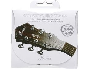 IBANEZ - IACS62C - 80/20 Bronze Coated - .011" - .052" - Custom Light - " potažené " struny na akustickou kytaru - 1ks