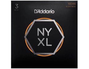D'Addario NYXL1046 - 3Pack - struny na elektrickou kytaru - 3ks
