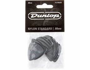DUNLOP Nylon Standard - tmavě šedá - 0.88mm - kytarová trsátka - 12ks