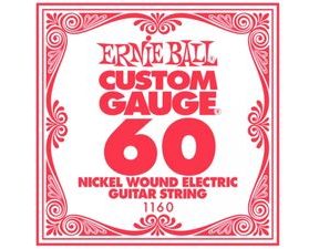 1160 Ernie Ball .060 NICKEL WOUND - jednotlivá struna na elektrickou kytaru - 1ks