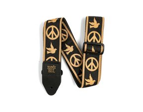 4613 Ernie Ball Peace Love Dove Jacquard Strap - kytarový pás