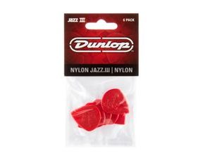 Dunlop Jazz III Nylon 1.38mm - červená - 6ks
