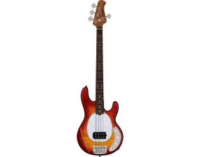 Sterling by MusicMan StingRay RAY34FM-HCB-R2, Heritage Cherry Burst -