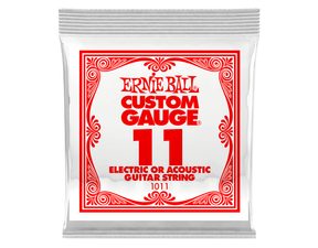 1011 Ernie Ball .011 Electric Plain Single String - jednotlivá struna - 1ks