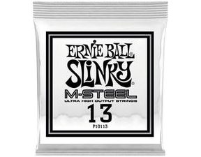 0113 Ernie Ball .013 - M-Steel Plain Electric Guitar Strings 6 Pack - jednotlivé struny na elektrickou kytaru - 6ks
