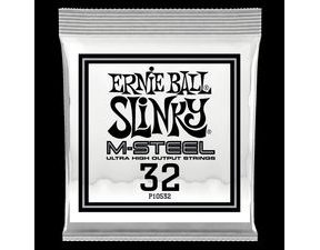 10532 Ernie Ball - M-Steel Wound Electric Guitar Strings Single - .032 - jednotlivá struna - 6ks