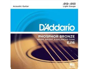 D´Addario EJ16 Phosphor Bronze Acoustic Light .012-.053 - struny na akustickou kytaru