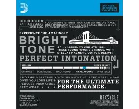 D'Addario EXL115-3D - 3 pack - .011 - .049 - struny na elektrickou kytaru - 18ks