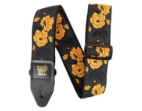 5358 Classic Jacquard Guitar/Bass Strap - Tangerine Rose - kytarový pás - 1ks