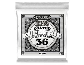 0336 Ernie Ball .036 COATED WOUND NICKEL - " potažená " jednotlivá struna na elektrickou kytaru - 1ks