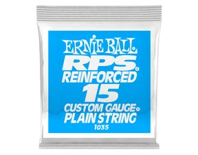 1035 Ernie Ball .015 RPS Reinforced Plain Electric Guitar Strings Single - jednotlivá struna na elektrickou nebo akustickou kytaru - 1ks