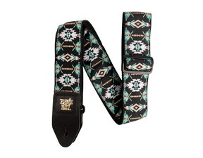 5325 Ernie Ball Southwestern Turquoise Jacquard Strap - kytarový pás