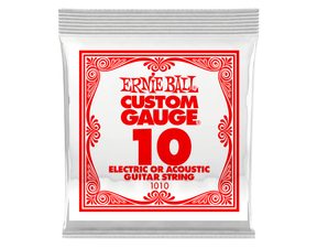 1010 Ernie Ball .010 Electric Plain Single String - jednotlivá struna - 1ks
