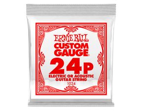 1024 Ernie Ball .024 Electric Plain Single String - jednotlivá struna - 1ks