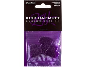 Dunlop Kirk Hammett Jazz III Purple Sparkle - trsátka - 6ks