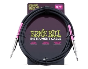 6048 Ernie Ball 10" Instrument Classic Cable - nástrojový kabel rovný / rovný jack - 3.05m
