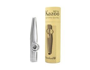 Kazoo Montford - plechové stříbrné barvy