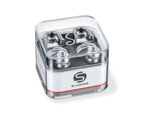 Schaller S-Locks Satin Chrome - zámky na popruh 2ks