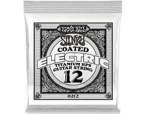 00212 Ernie Ball .012 Slinky Coated Titanium Reinforced Plain Electric Guitar Strings Single - jednotlivá struna - 1ks