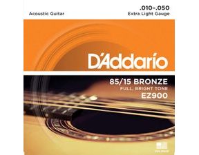 D´Addario EZ900 85/15 Bronze Great American Acoustic Extra Light  .010-.050 - struny na akustickou kytaru - 1ks