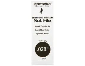 MusicNomad MN655 Diamond Coated Nut File - .028” - 1ks