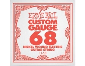 1168 Ernie Ball  .068 Nickel Wound Electric Guitar Strings Single - jednotlivá struna na elektrickou kytaru - 1ks