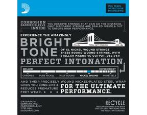 D'ADDARIO XTE1046 -3 PACK Regular Light - Nickel Coated - " potažené " struny na elektrickou kytaru - 3ks