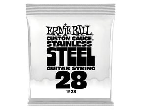 1928 Ernie Ball .028 Stainless Steel Wound - jednotlivá struna na elektrickou kytaru - 1ks