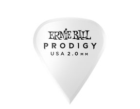 9341 Ernie Ball 2.0mm White Sharp Prodigy Picks 6-pack