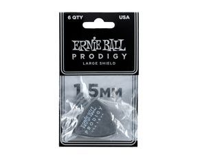 9332 Ernie Ball 1.5mm Black Larg Shield Prodigy Picks - trsátko - 6ks