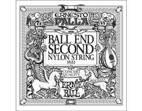 1522 Ernie Ball Black E2 Nylon Classical Ball End - 1ks