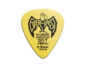 9195 Ernie Ball Everlast Picks Yellow 1.5mm - kytarová trsátka 1ks