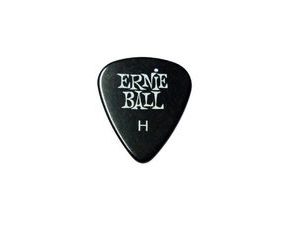 9124 Ernie Ball série SIDEMAN Heavy 0.94mm Black Celluloid Picks -  černé, silné , celuloidové - 1ks