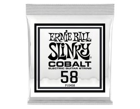 10458 Ernie Ball .058 Cobalt Wound Electric Guitar Strings Single - jednotlivá struna na elektrickou kytaru - 1ks