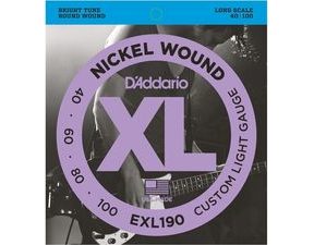 D'ADDARIO EXL190 NICKEL WOUND .040-.100 - struny na basovou kytaru - 1ks