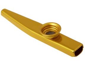 Smart Kazoo Metal Alu Gold - kovové kazoo - 1ks