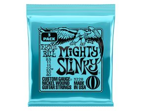 3228 Ernie Ball Nickel Mighty Slinky 3 Pack /.0085 - .040 / - struny na elektrickou kytaru - 3ks